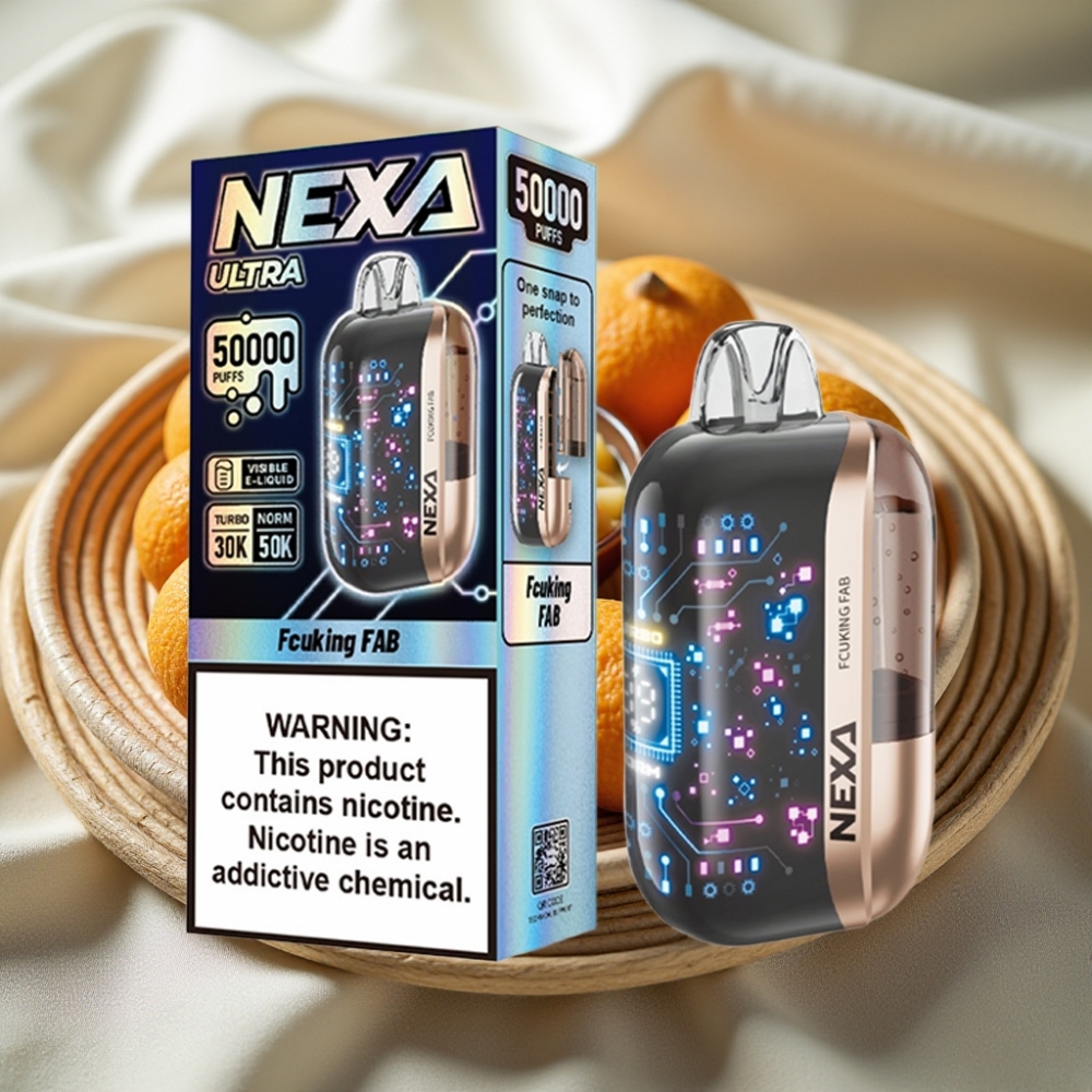 NEXA Ultra 50000 Puffs Disposable Vape Verdomd Fab 20ml 5% Nicotine Type-C