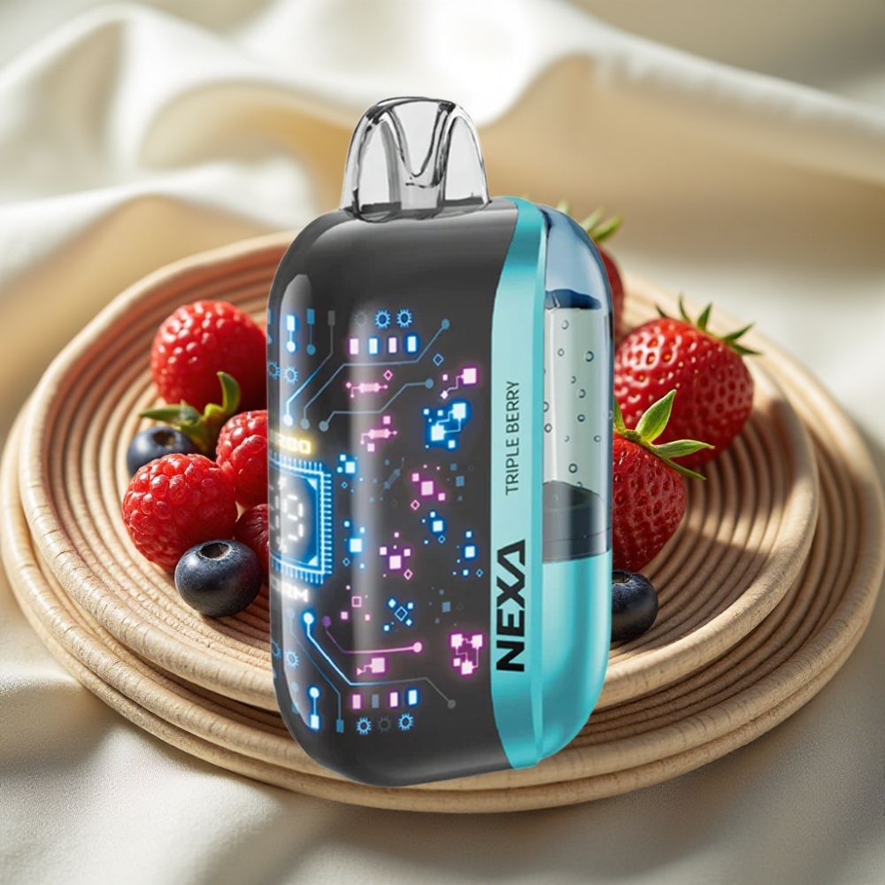 NEXA Ultra 50000 Puffs Drievoudige Bes Disposable Vape met 20ml en Type-C Laden