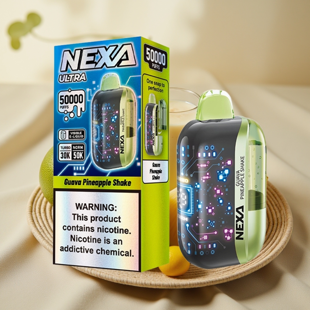 NEXA Ultra 50000 Puffs Guave Ananas Shake Disposable Vape met 20ml en Type-C