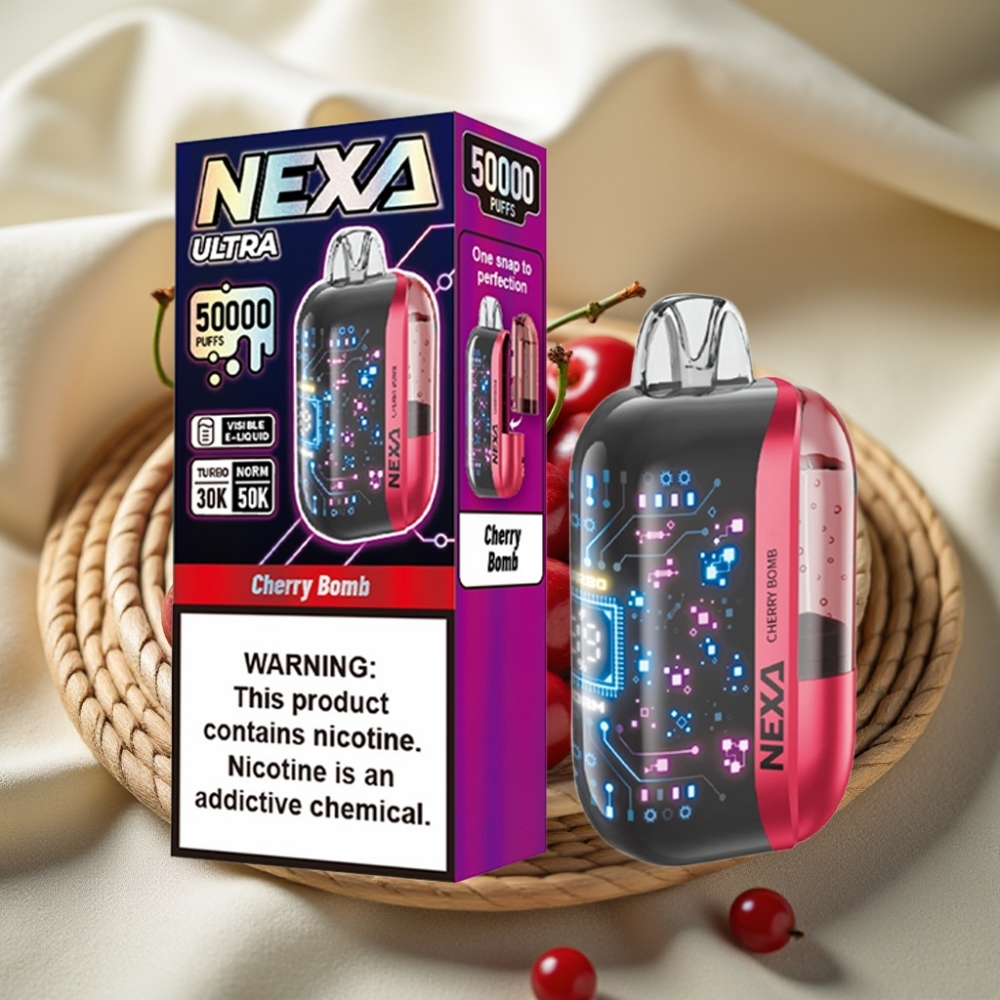NEXA Ultra 50000 Puffs Kers Bomp Disposable Vape met 20ml en 5% Nicotine