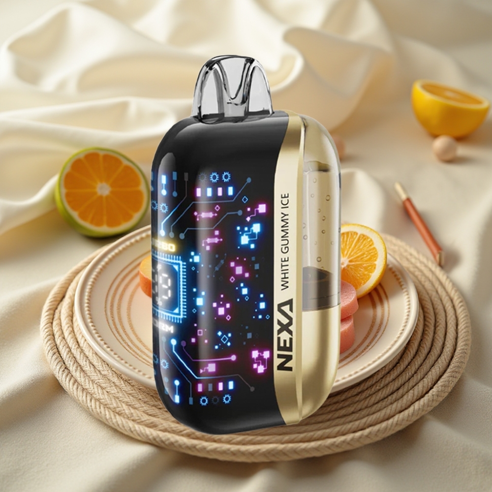 NEXA Ultra 50000 Puffs Witte Gummy IJs Disposable Vape 20ml 5% Nicotine