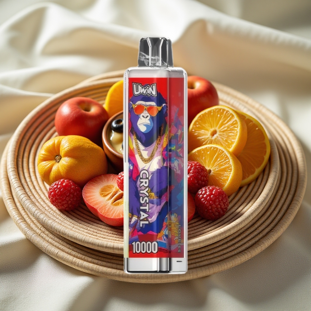 UWIN Crystal 10000 Puffs Liefde 66 met RGB-verlichting en Type-C opladen